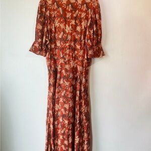 ISO - do not buy looking for Doen Maxi Floral Rust dress- size L or M